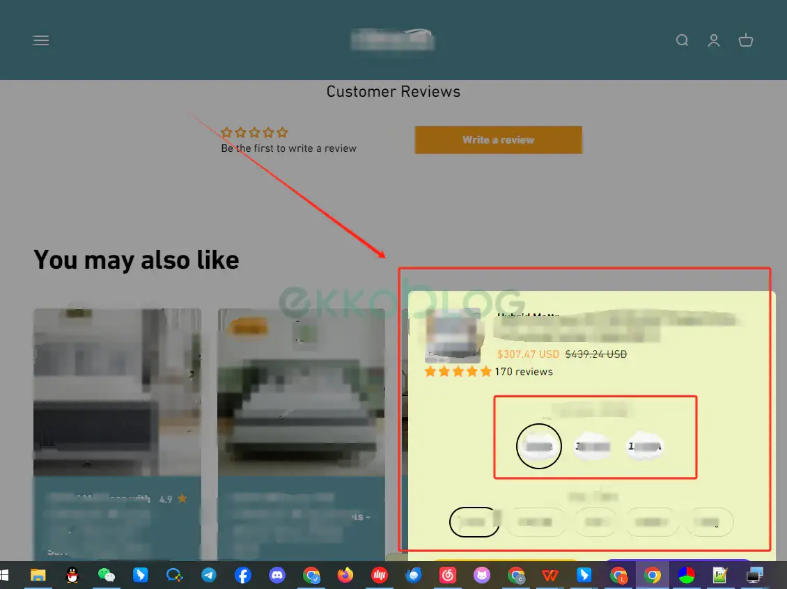 【原创】Shopify impact主题修改模态框颜色选项大小日记-EkkoBlog